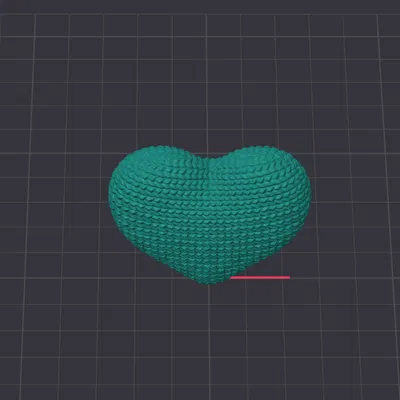 Trái tim đan len cho Ngày Valentine