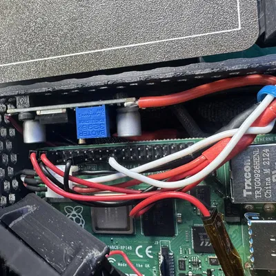 Prusa Mini Z Box RPi 4B Remix - Giá gắn LM2596 Buck Converter