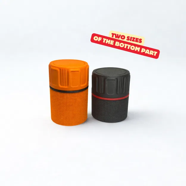 Hộp nắp vặn Traveller – modular xếp chồng, tuỳ chọn la bàn & loop TPU - Image 5