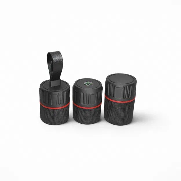 Hộp nắp vặn Traveller – modular xếp chồng, tuỳ chọn la bàn & loop TPU - Image 10