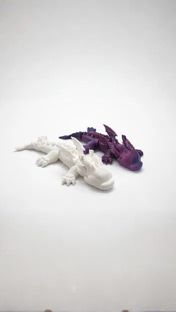 Rồng Con Dễ Thương Khớp Nối – Đồ Chơi Fantasy Flexi Print-in-Place - Image 2