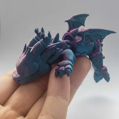 Rồng Con Dễ Thương Khớp Nối – Đồ Chơi Fantasy Flexi Print-in-Place