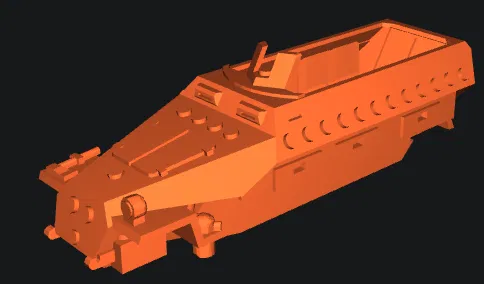 LEGO MILITARY Sd.Kfz. 251 tương thích LEGO, Schützenpanzerwagen Đức WW2 - Image 1