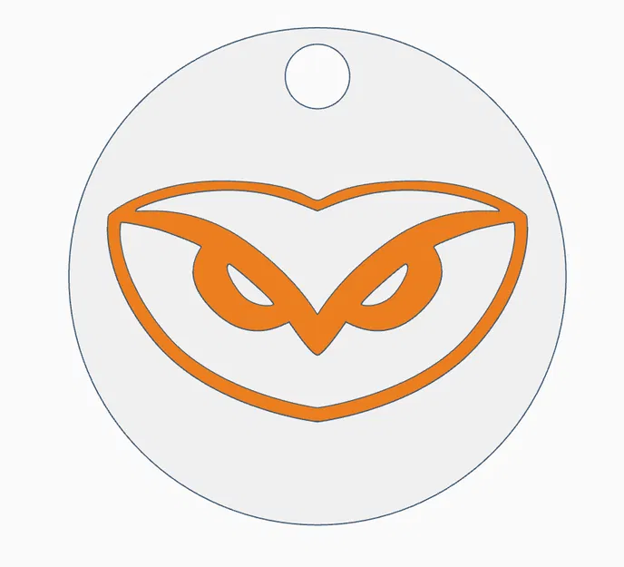 Móc khóa logo Chivetta - Image 1