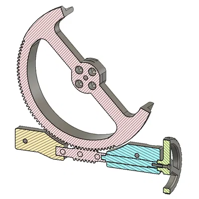 Hadley Hill Mount Worm Gear Remix