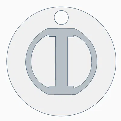 Móc khóa Logo Ibishu (Ibishu Logo Keychain)