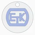 Móc khóa logo ETK (ETK Logo Keychain) - Thumbnail 1