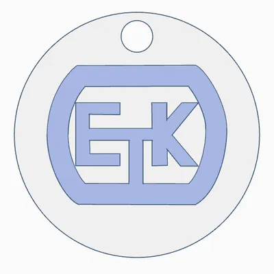 Móc khóa logo ETK (ETK Logo Keychain)