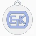 Móc khóa logo ETK (ETK Logo Keychain) - Thumbnail 2