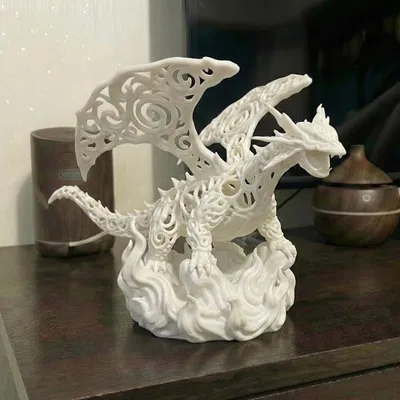 Salamence Pokémon phong cách Voronoi