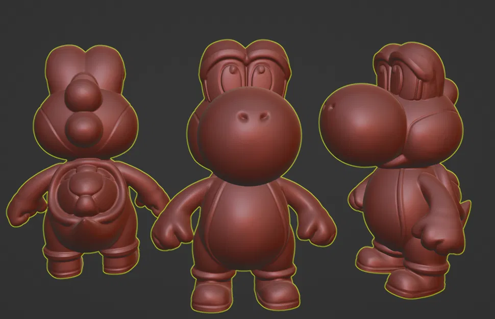 Mô hình 3D Yoshi - Image 1