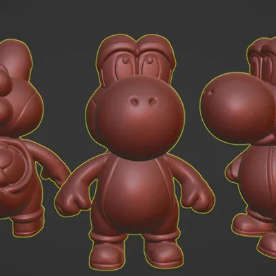 Mô hình 3D Yoshi
