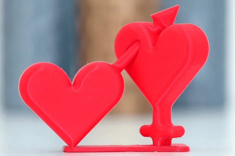 Hai Trái Tim Valentine Nam/Nữ (Venus/Mars) - Two Hearts Valentines Day - Image 1