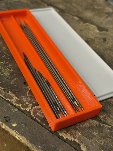 Hộp đựng điện cực TIG Tungsten 50mm 60mm - Image 1