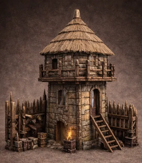 Địa hình Anglo-Saxon cho tabletop war games wargaming - Image 2