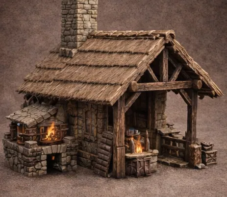 Địa hình Anglo-Saxon cho tabletop war games wargaming - Image 4