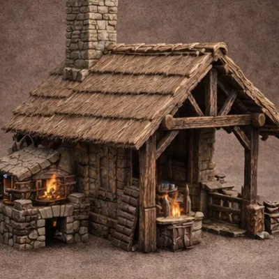 Địa hình Anglo-Saxon cho tabletop war games wargaming