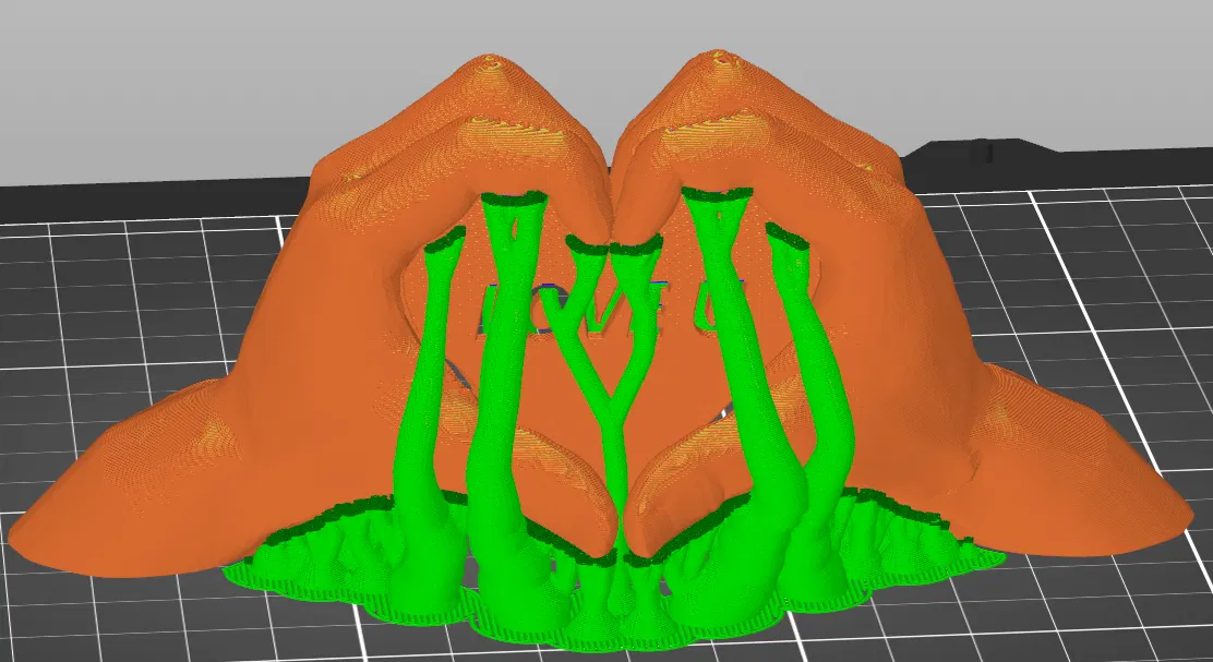 Love U Heart – Tay cầm trái tim, chữ tùy chỉnh - Image 3