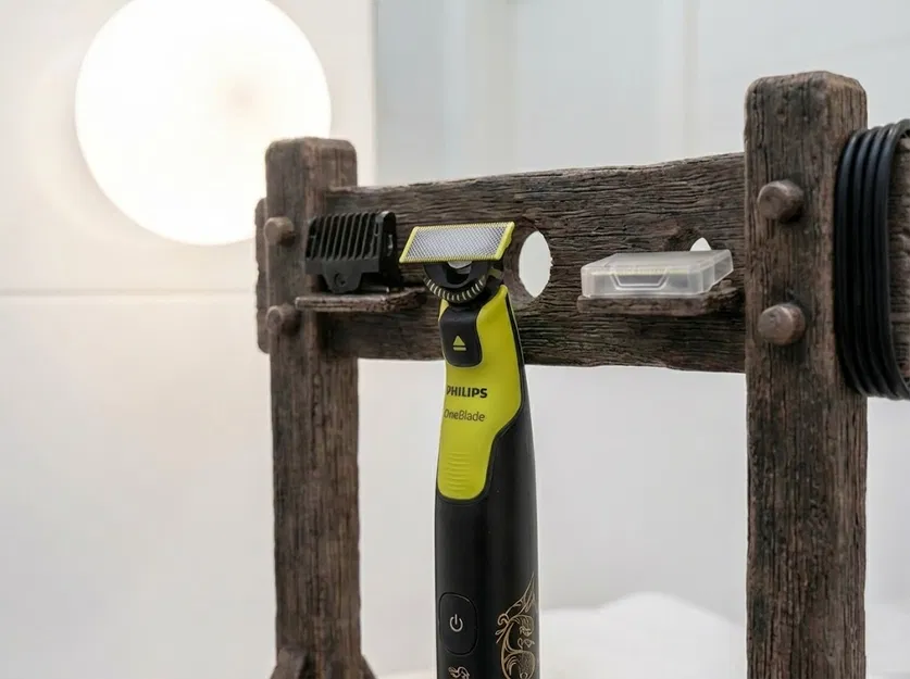 The KCD2 Pillory Stand – Giá đỡ OneBlade 360 phong cách pillory trung cổ - Image 3