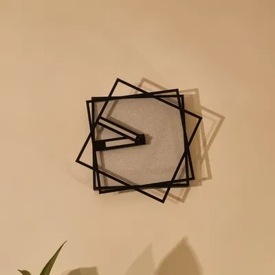 Đồng hồ treo tường vuông xoay (Square Rotating Wall Clock)