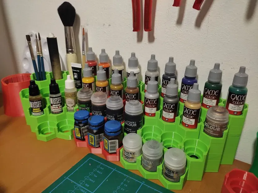 Kệ sơn modular Citadel/Vallejo - bản lite (remix) - Image 1