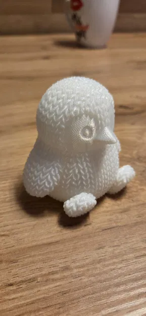 Chim cánh cụt đan len (Knitted penguin) - Image 1