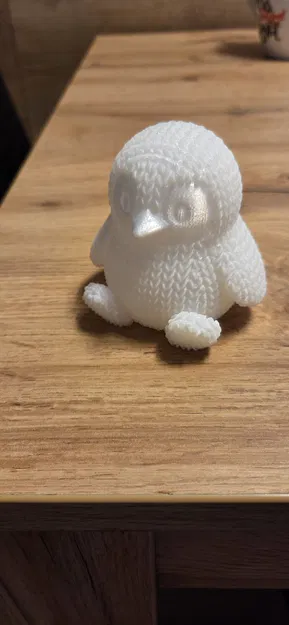 Chim cánh cụt đan len (Knitted penguin) - Image 2