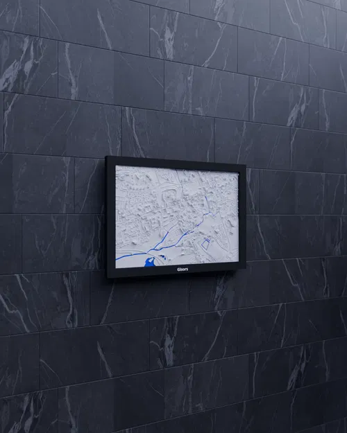 Gisors, Pháp - Bản thu nhỏ 3D địa hình - Image 4