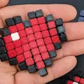 Minecraft Pixel Heart Flexi Gem Fidget - Thumbnail 2