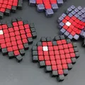 Minecraft Pixel Heart Flexi Gem Fidget - Thumbnail 3