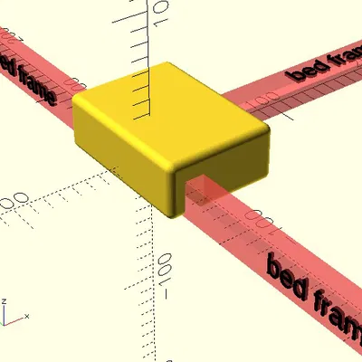 Sửa khung giường bị gãy (OpenSCAD)