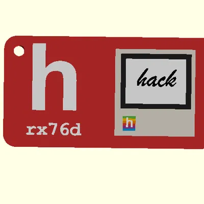 Móc khóa Hackclub x rx76d