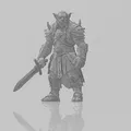 Orc/Goblin (Orc hoặc Goblin) – Miniature cầm kiếm - Thumbnail 4