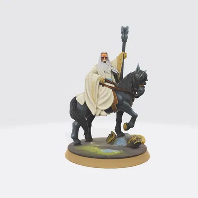 Saruman cưỡi ngựa