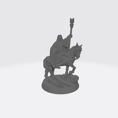 Saruman cưỡi ngựa