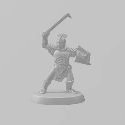 Uruk Hai - Mô hình mini lấy cảm hứng từ Lord of the Rings