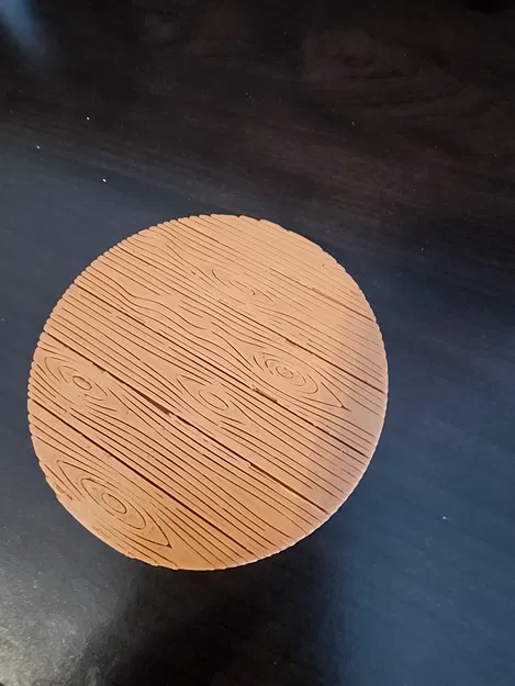 Đế lót ly vân gỗ (Wood grain coaster) - Image 1