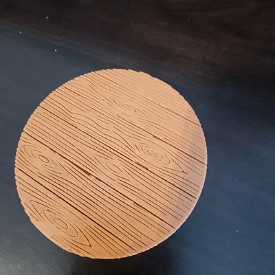 Đế lót ly vân gỗ (Wood grain coaster)