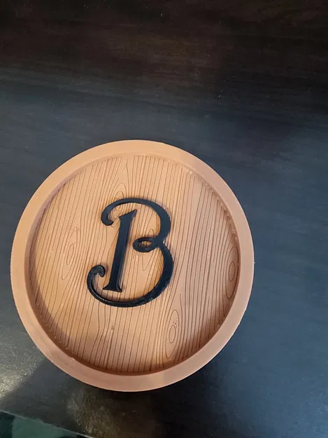 Đế lót ly vân gỗ (Wood grain coaster) - Image 2