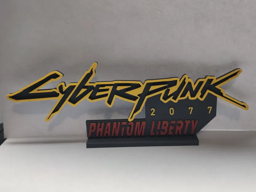 Cyberpunk 2077 Phantom Liberty - Logo lắp khớp 2 mảnh - Image 1
