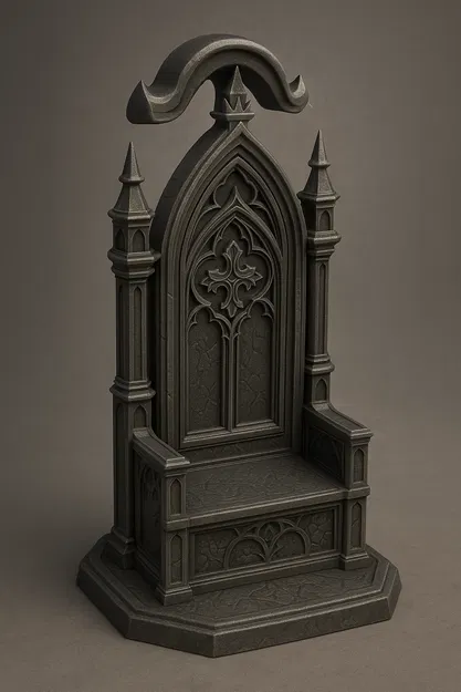 Giá Đỡ Đôi Kiểu Ngai Gothic (Gothic Throne Duo Stand) - Image 1