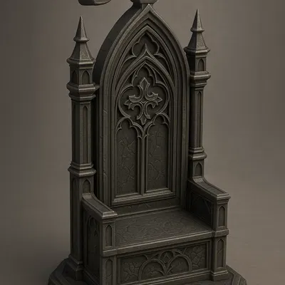 Giá Đỡ Đôi Kiểu Ngai Gothic (Gothic Throne Duo Stand)