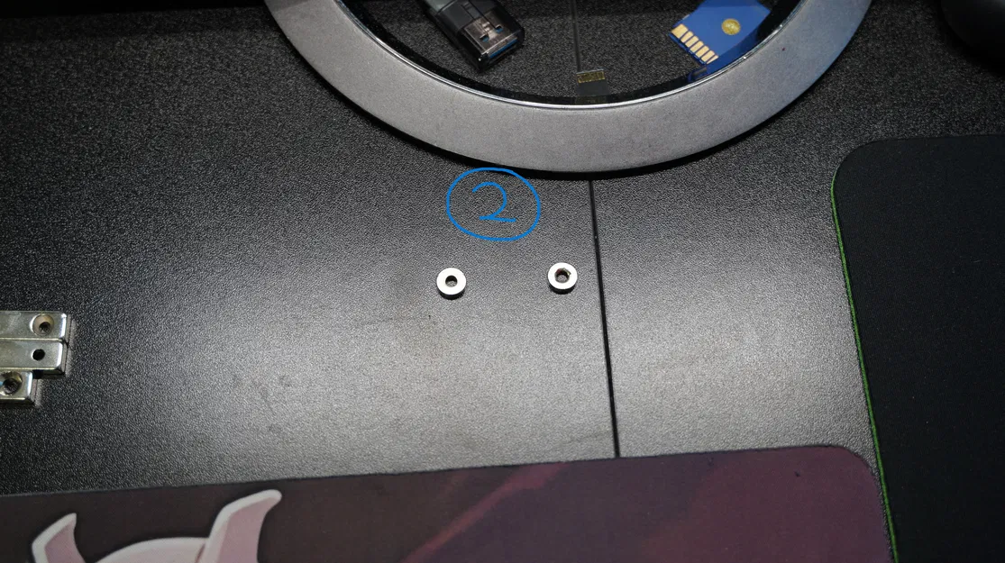 Thùng rác mini gắn cạnh bàn bằng nam châm - Image 4