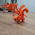 Charizard Elementale: Edizione Arte Voronoi - Thumbnail 5