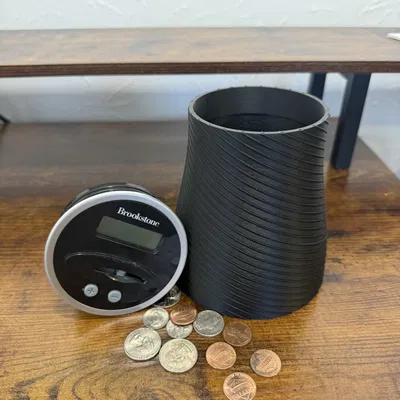 Hũ Đựng Tiền Đếm Xu Brookstone (Brookstone Coin Counter Collection Jar)