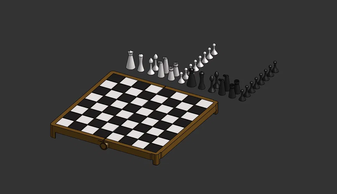 Bộ Cờ Vua Gập Tối Giản - Image 1