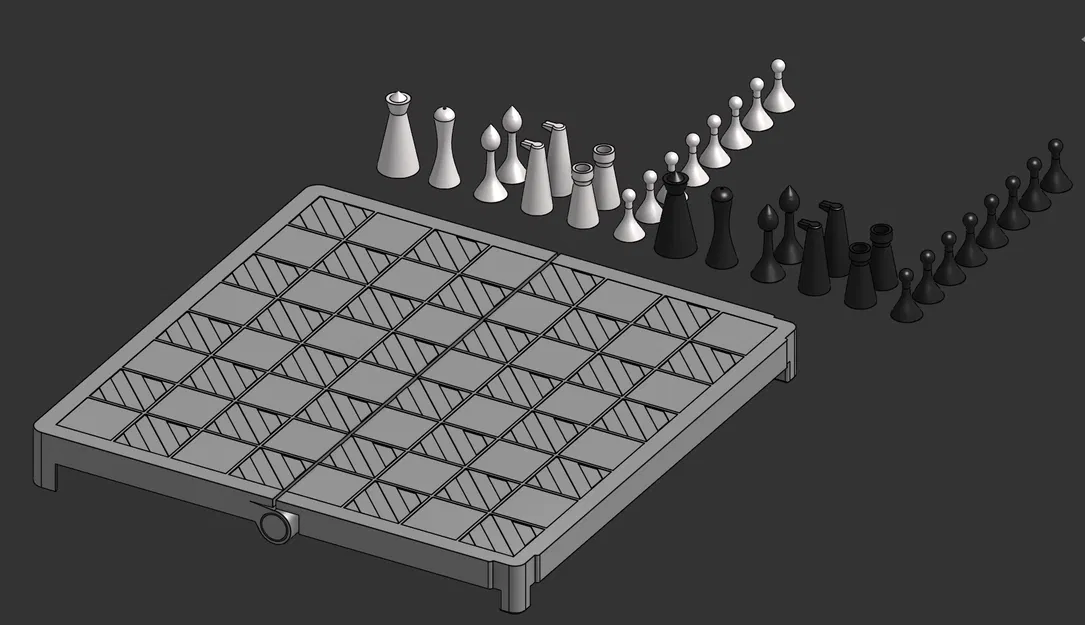 Bộ Cờ Vua Gập Tối Giản - Image 2