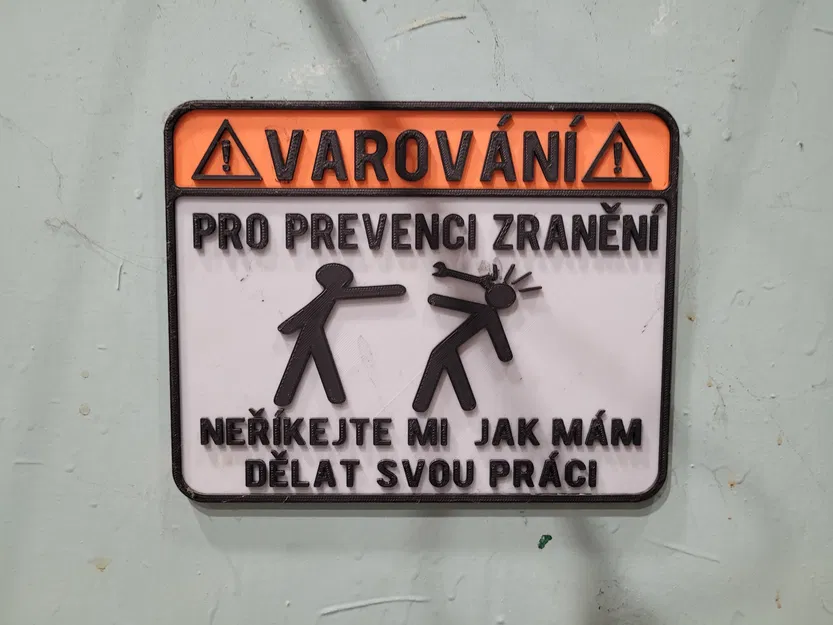 Cedulka upozornění (Bảng cảnh báo) – bản remix - Image 1