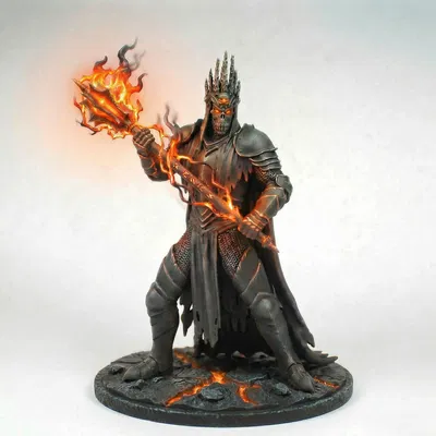 Morgoth (Melkor) với trượng phép thuật