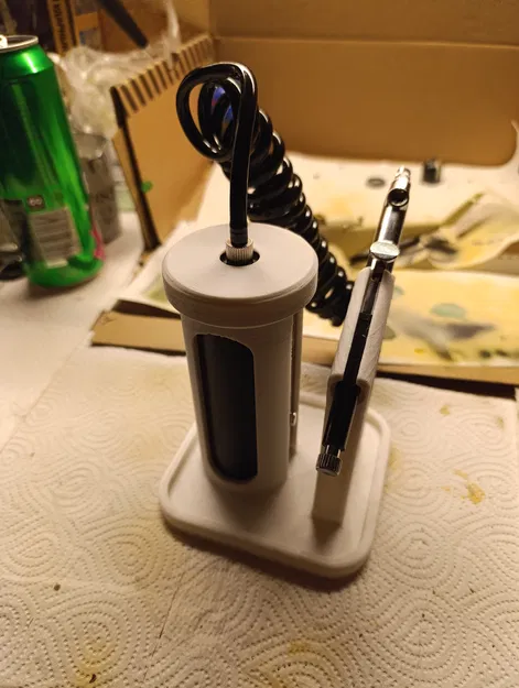 Giá đỡ bộ Airbrush set holder (com​pressor & súng) - Image 1